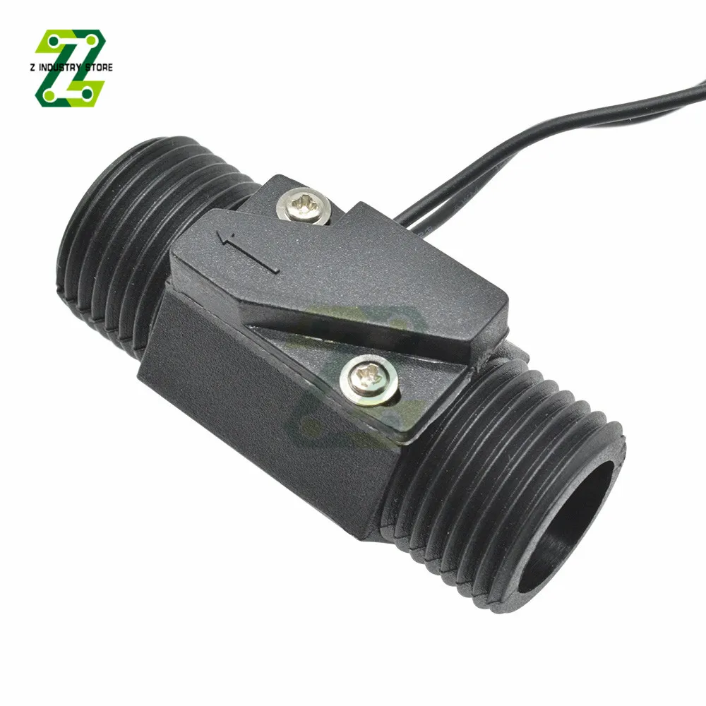 AC 220V 3A 22mm Water Flow Sensor Switch Plastic Water Flow Control Switch Water Sensor Magnetic Control Switch