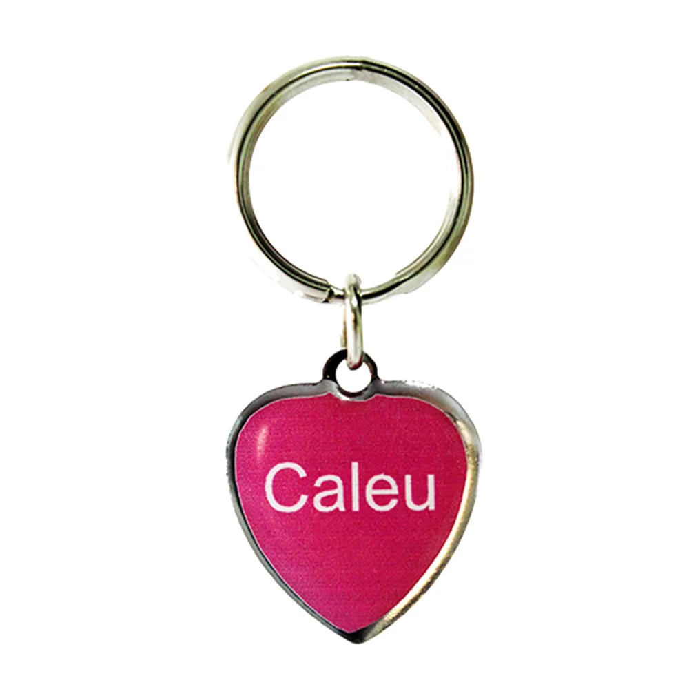 Identificação for cats and dogs personalized name and phone model heart to find their Pet