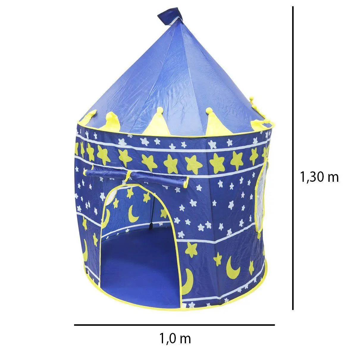 AZMS STORE-Tent Children Folding Tent Castle Blue Hut New Promotion FAST SHIP TO ALL BRAZIL