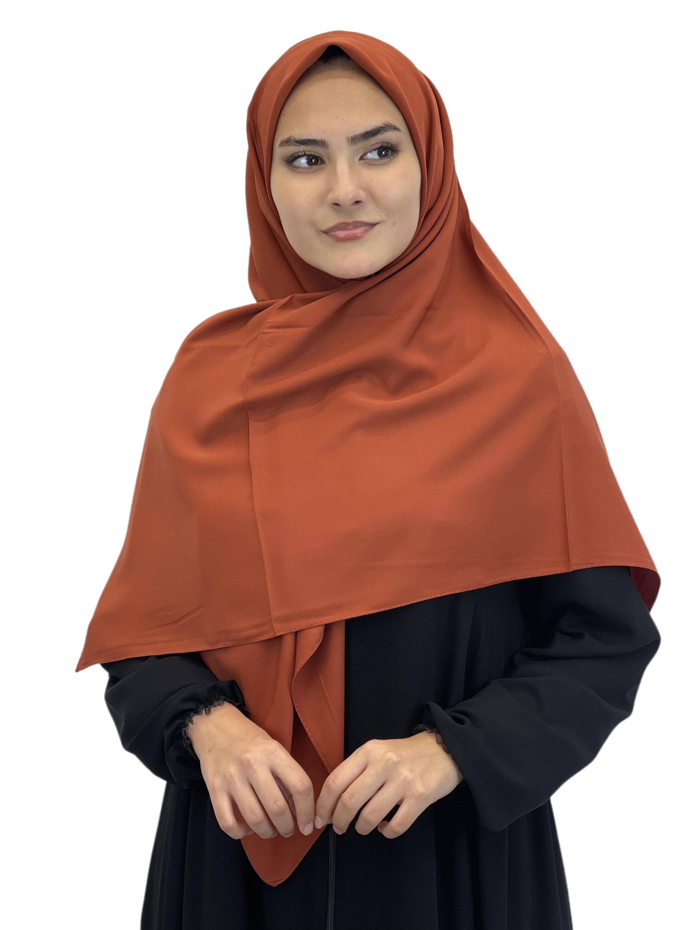 Luxury Medine Silk Hijab, Headscarf for Women, Wrinkle-Free and Soft Scarf, Specially Made for Muslim Women, On Sale