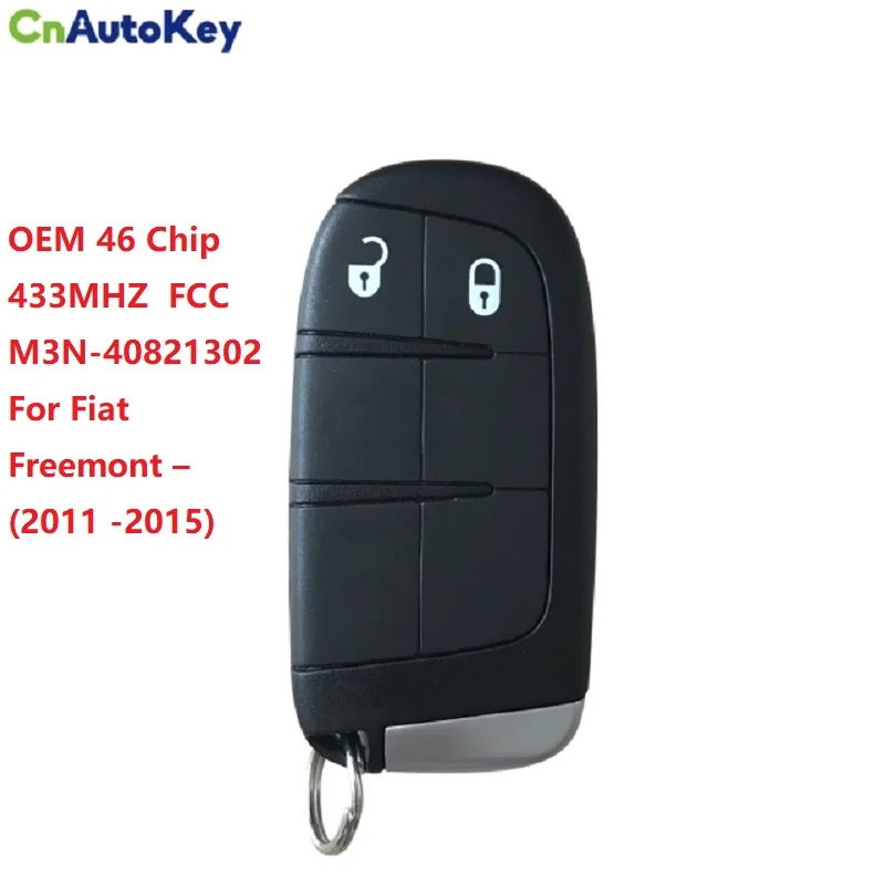 CN017003 OEM Smart Key for Fiat Freemont 2011-2015 3 Buttons 433MHz PCF 7953/7945 46 Chip FCC M3N-40821302 Keyless Go