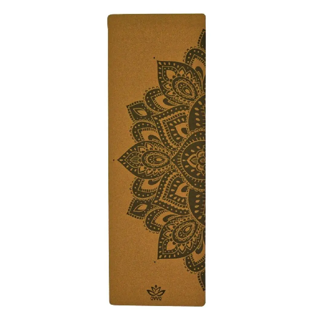 Ovvo Cork-Mushroom Professional Yoga Mat Long Years Kullanılabilece High Quality Meditation Supplies