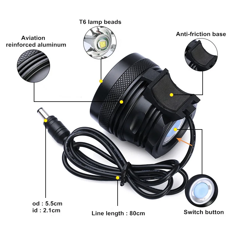 farol Bike 10000 Lumen Bike Front Light Lantern 7*XML T6 LED Bicycle Headlight Flashlight 18650 Battery MTB Road Headlamp 3 Mode