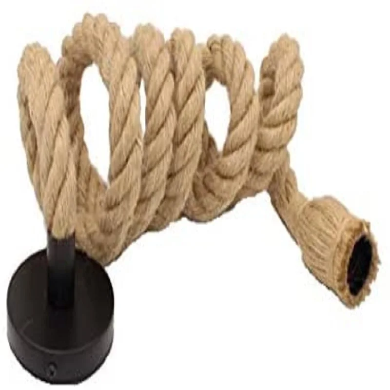 Retro rope lamp, E27 200 cm, retro style, suitable for family kitchens, restaurants, bars,