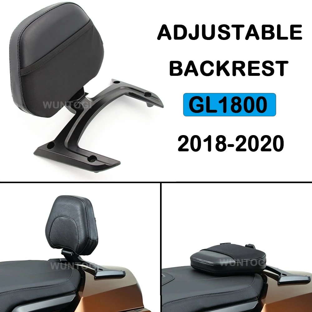 For Honda Gold Wing Goldwing GL 1800 GL1800 F6B Tour 2018 - 2021 Motorcycle Seat Backrest Adjustable Backrest Passenger Backrest