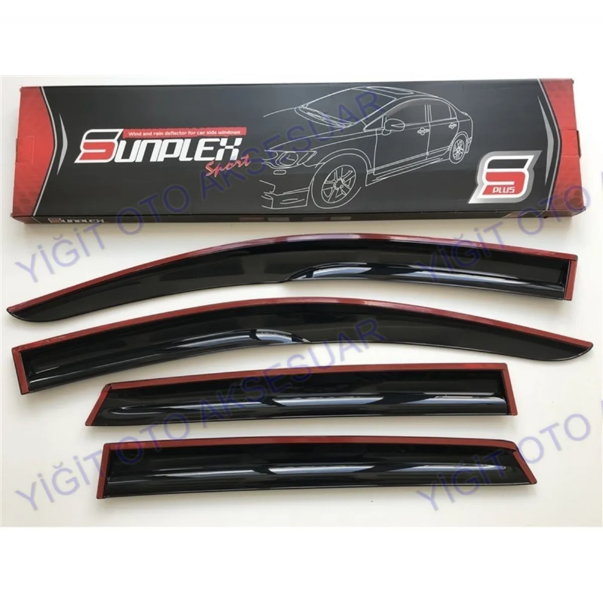 For NISSAN QASHQAI  Rain Wind Deflector 2007-2014 Sunshade Curtains Car Windshield Auto Accessory Universal Spilitter Mud Flaps