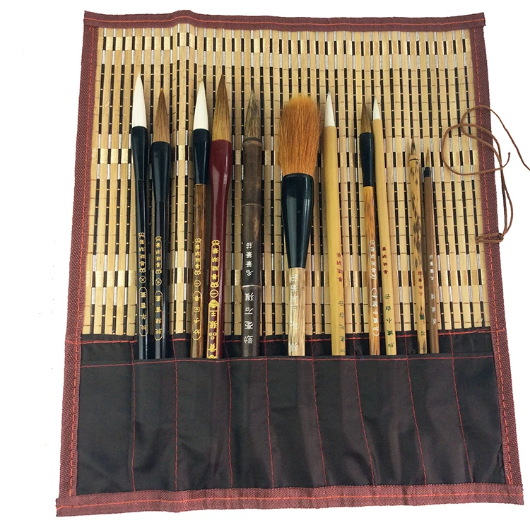 Claborate-Style Painting Writing Brush Watercolor Chinese Calligraphy Brush Set Kanji Japanese Sumi Drawing Brushes 11 pcs