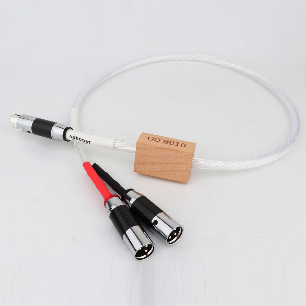 Hi End Odin Nordost Sterling Silver 1 XLR Female to 2 XLR Male One Point Two Balanced Audio Cable