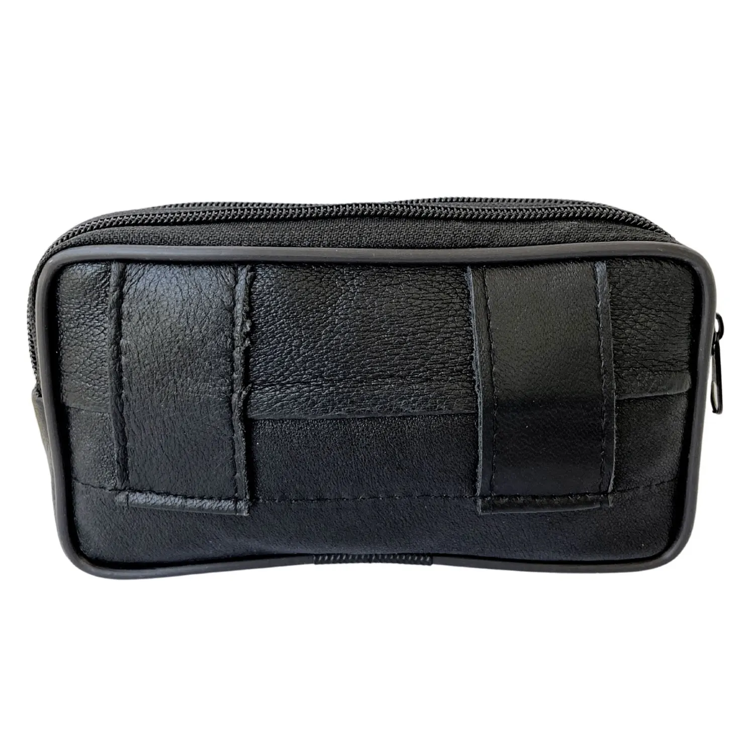 Lederax Genuine Leather Horizontal Men Waist Pack Phone Pouch Bags Waist Bag Quality Cowhide Mens Belt Pouch Purse Bag for Phone