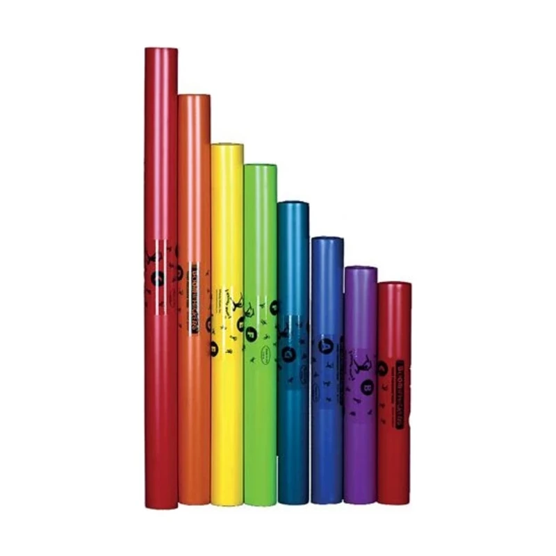 AN7 Boomwhackers Bwdg Noted Tube Set Pentatonic Sounds Eight Notes Music instrument