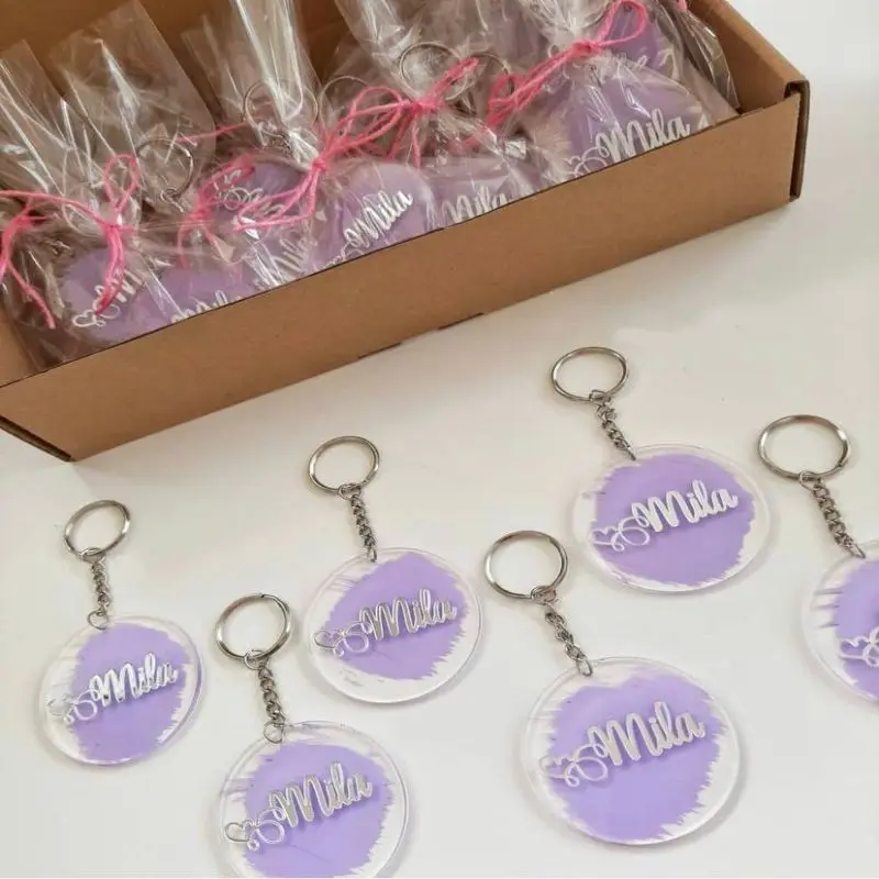 

Keychain 50 PCs can be customized Promise engagement wedding party baby shower wedding birthday gift and all occasions For costumes