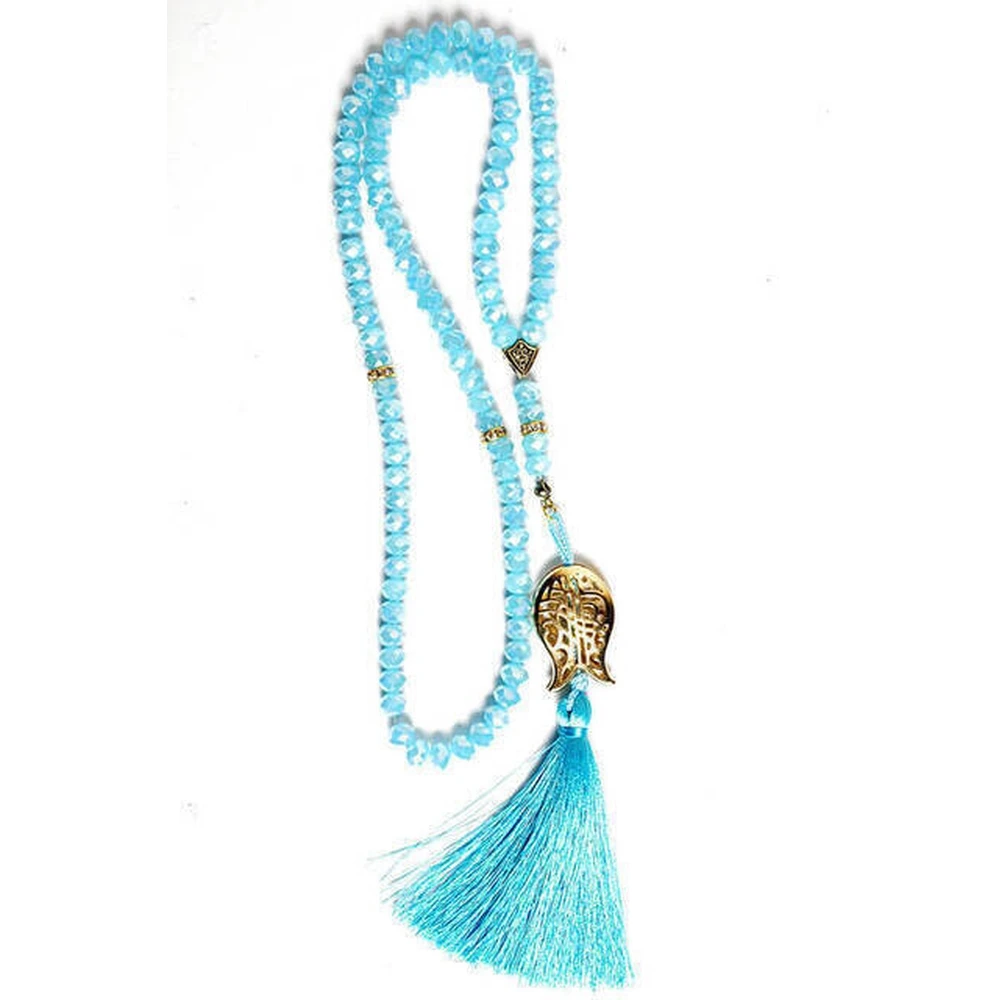 IQRAH Special Design Laleli 99 Blue Rosary