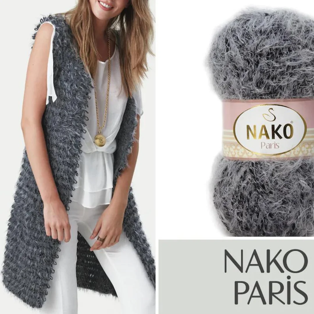 Nako Paris Soft Skein Wool  Amigurumi Knitted Doll Threads Yarns For Knitting And Crochet Tricots DIY Loop Trikotin