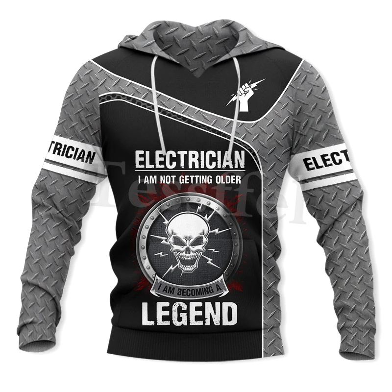 Tessffel eletricista trabalhador impressão 3d 2021 nova moda legal moletom harajuku zíper hoodies casuais streetwear estilo-5