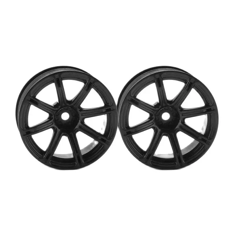 RC tires 1/10 HPI Work Emotion XC8, Black, 26mm (9mm OFFSET) (HPI 3308). Wheels for radio control cars. Drift rc tires. Drifting. RIMS 1:10