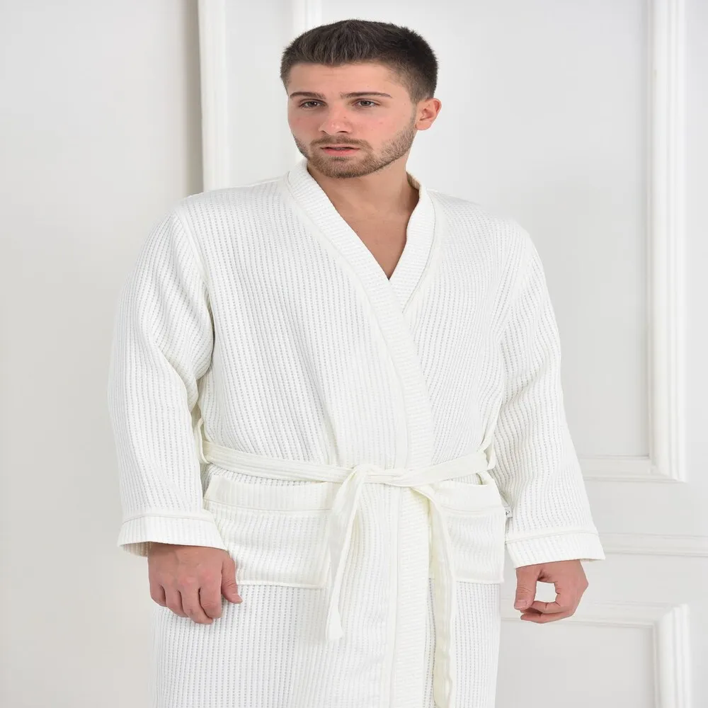 Ecocotton Alessa Men's Bathrobe OUR PRODUCT IS MADE FROM 100% Organic Cotton yarn