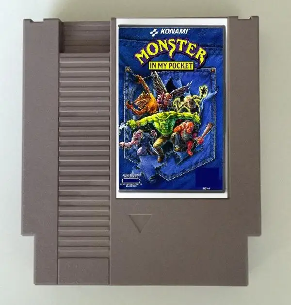 Monster in My Pocket Game Cartridge for NES/FC Console