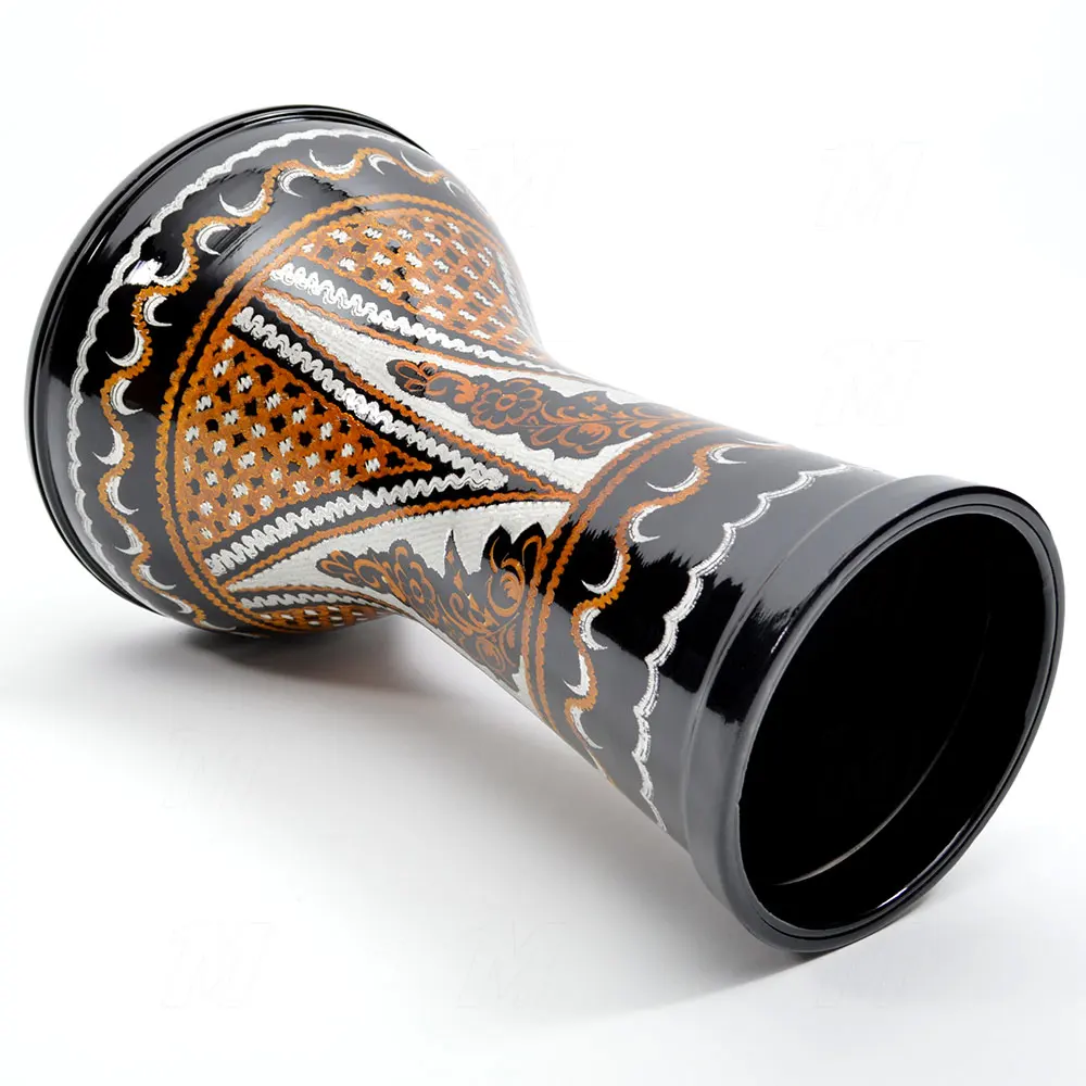 Cast Darbuka Erzincan Handcrafted Ddeyl Special Workmanship Aluminum Alloy You Can Hear Dum and Single Sounds Separately As