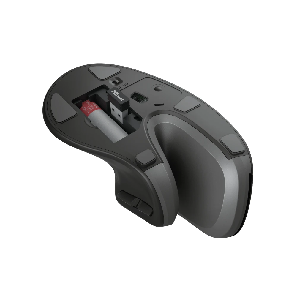 Mouse Wireless ergonomico Verro con Design verticale ergonomico per ridurre l'affaticamento del braccio e del polso