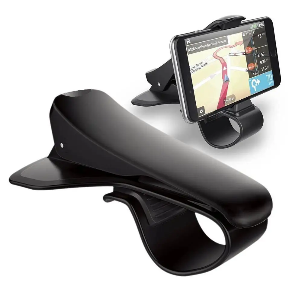 Universal car dashboard clip holder adapter for mobile and GPS easy installation for safe driving