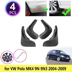 VW Volkswagen Polo için MK4 9N3 2004 2005 2006 2007 2008 2009 çamurluklar çamurluk çamurluk çamur Flaps bölme çamur sıçrama aksesuarları