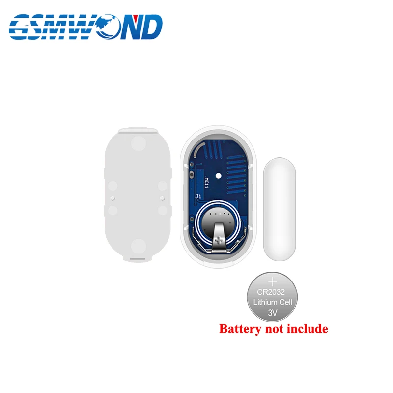 433MHz Wireless Door Windows Sensor Open/Close Home Security Detector Works With Alarm System