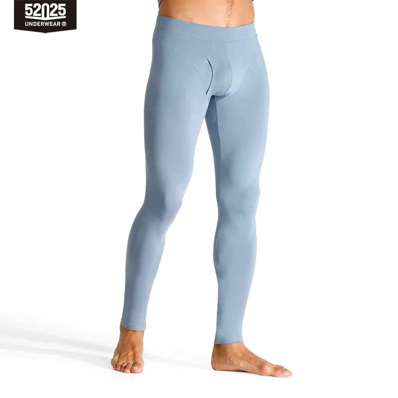 52025 Men\'s Modal Cotton Thermal Leggings – Ultra-Soft Lightweight Base Layer with Second-Skin Comfort and Modern Everyday Fit