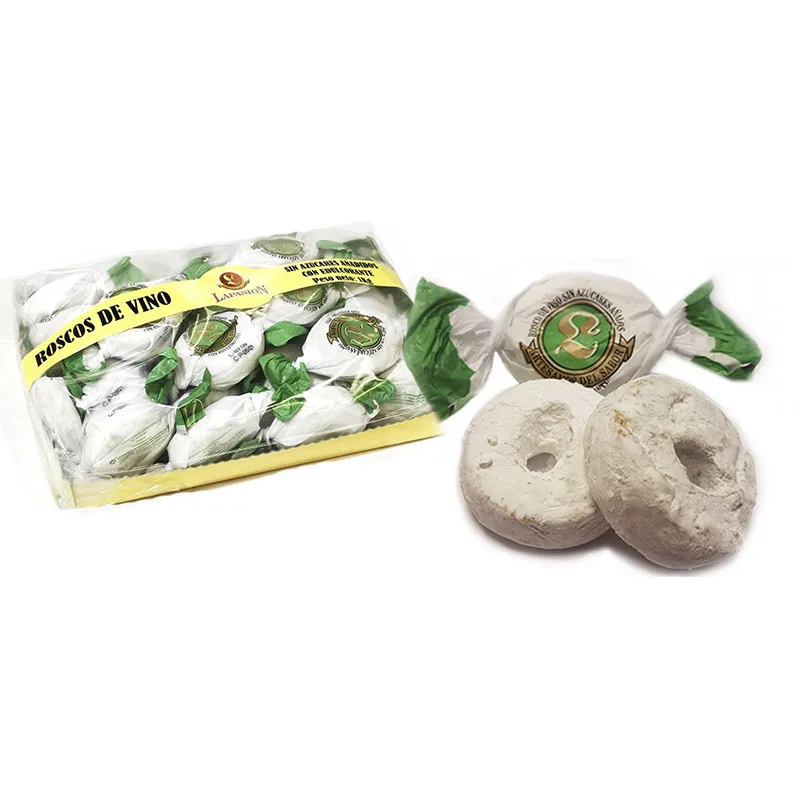 LAPASION - Roscos de Vino picasso senza zucchero | Con dolcificante | Dolci natalizi | 1Kg.