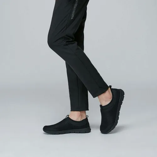 Kinetix Voten-zapatos negros para caminar para hombre, ropa informal, deportes de senderismo de fácil ventilación, adecuados para uso diario