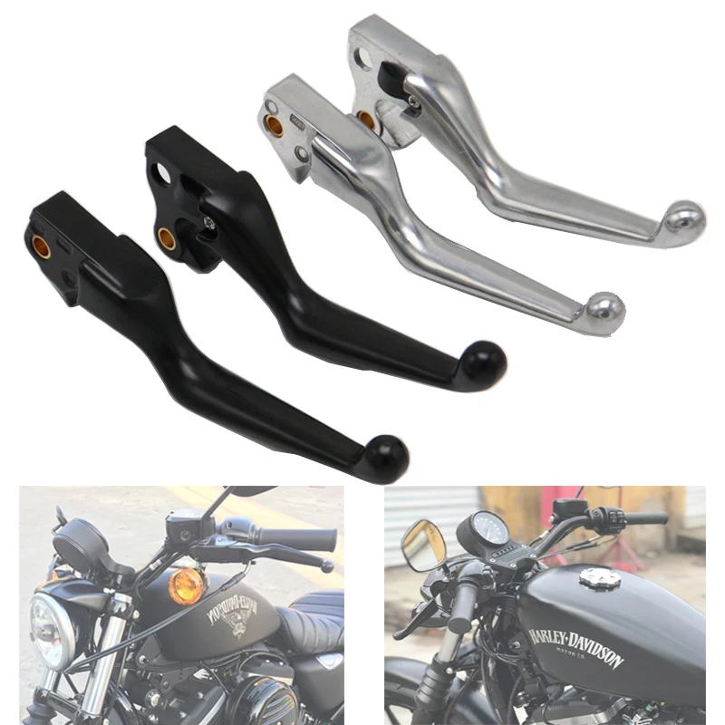 Motorcycle Brake Clutch Levers For Harley Sportster Iron 883 1200 XL883N XL1200N Custom X48 Forty-Eight Seventy-Two 2004-2013