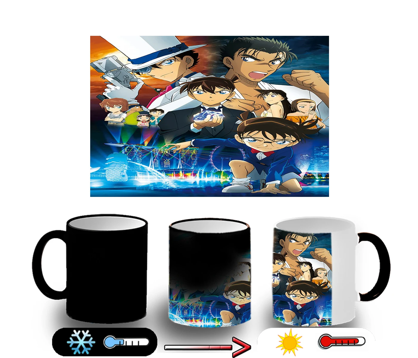 Magic CUP DETECTIVE CONAN MOVIE magic mug