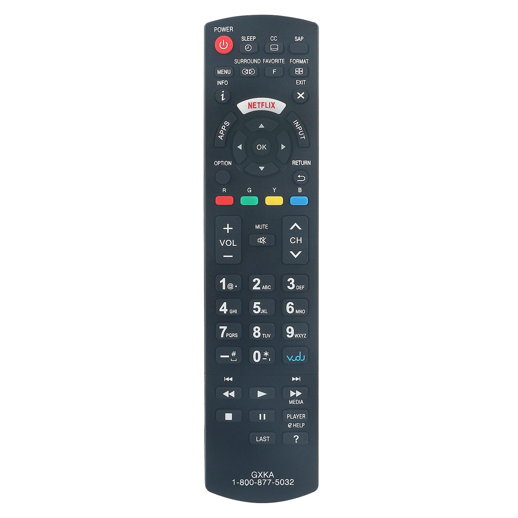 New GXKA Replaced  Remote Control fit for Sanyo LCD LED TV