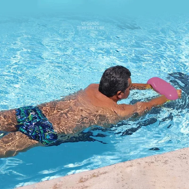 Flutuadores da piscina do kickboard da placa do pé do grampo de eva da anti-vibração do equipamento de traning da perna da correção da natação para adultos, crianças