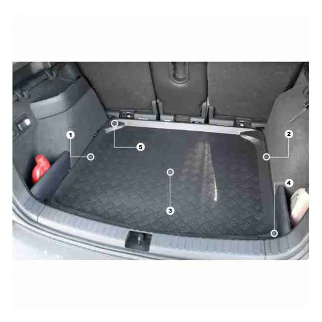 Ford ECOSPORT trunk mat from 2019 position tray, bucket, trunk, rubber