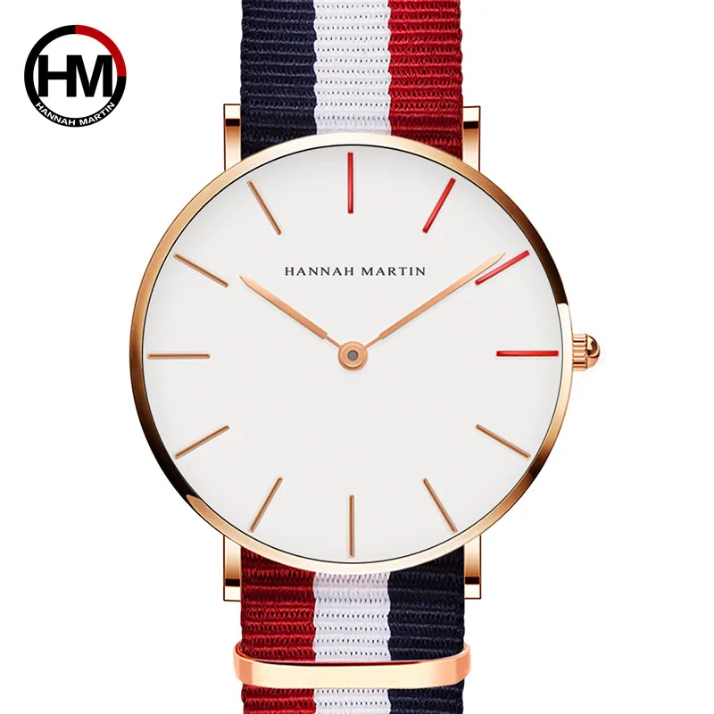 Hannah Martin, relojes de cuarzo de marca de lujo para mujer 2023, reloj para mujer, relojes simples y finos para mujer, reloj de pulsera para