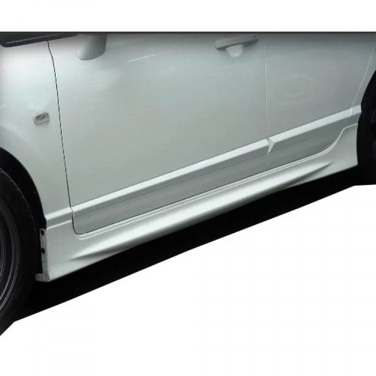 Honda Civic Fd için 2006-2012 Sağ Sol Takım Mugen Style Yan Etek Abs Plastik