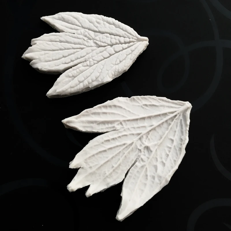 Peony Leaf Veiners Silicone Mold Fondant Wedding Cake Decorating Tools Polymer Clay Candy Chocolate Gumpaste Press Mold M2497