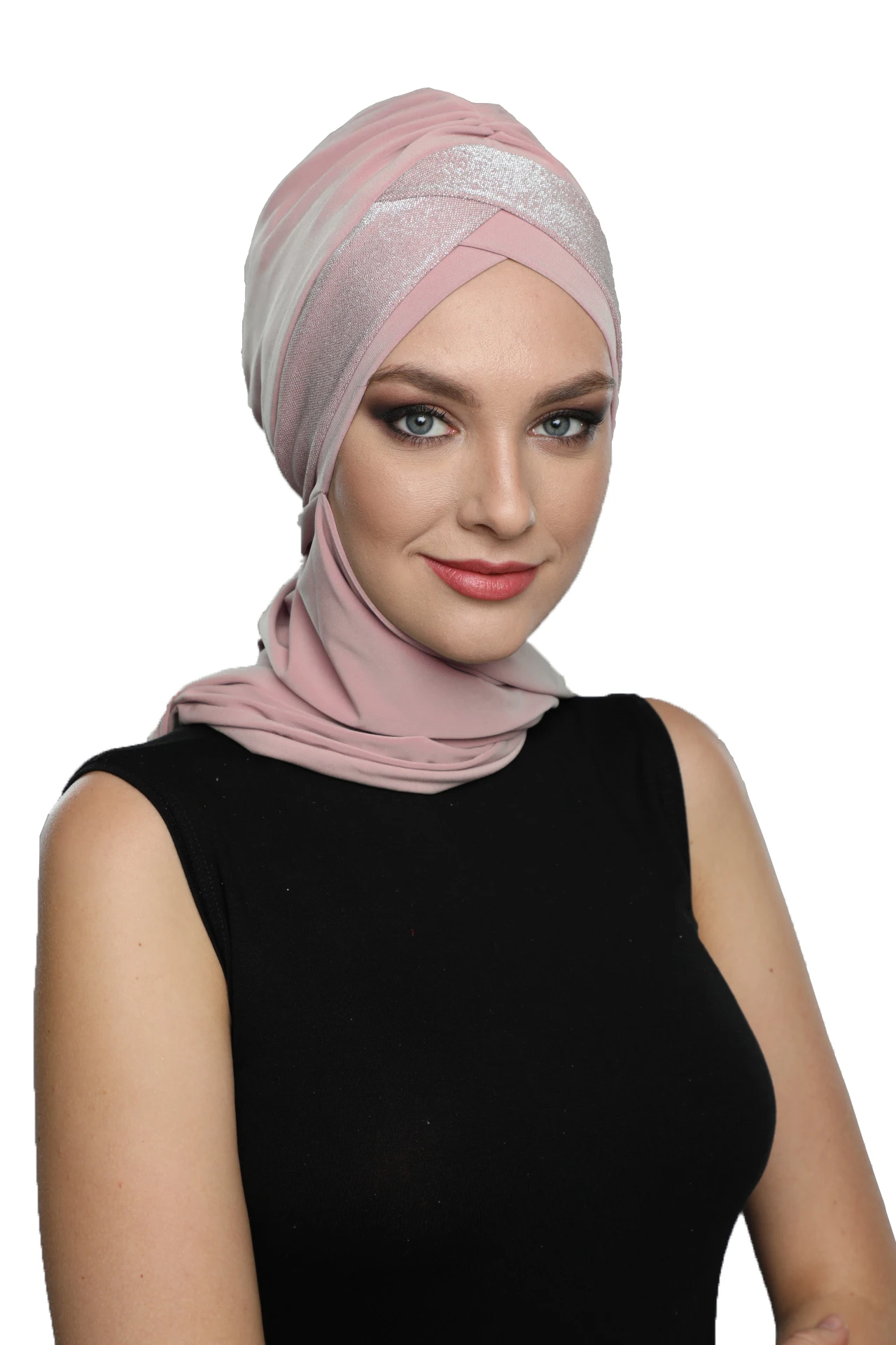 2022 New Fashion Crossed Piqué With Shawl Ready Made Turban Hijab Bonnet Scarf Cancer Cap Special Women Product Beret Bandana Muslim Chemo All