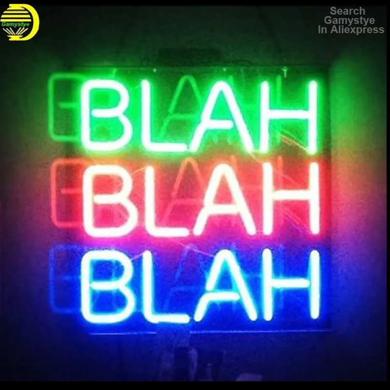 

Blah Neon Sign For Game Room Lamps Make Amazing Blah Glass Tubes Decorate Light Arcade Wall Signs Neon Light Lamp Vintage Light