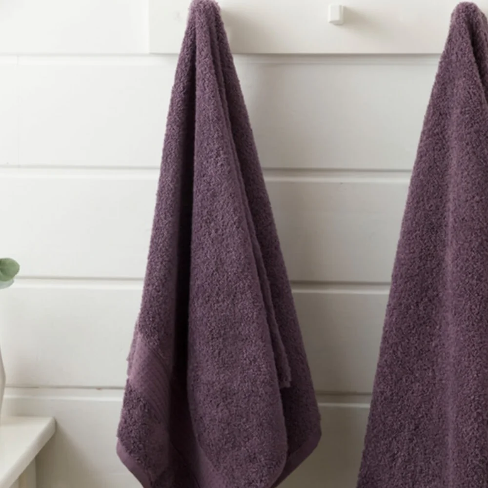 Turkish Pure %100 Cotton Super Absorbent Towel 50x80 Cm Purple Very Soft Skin Freindly 2021 - Home Textile