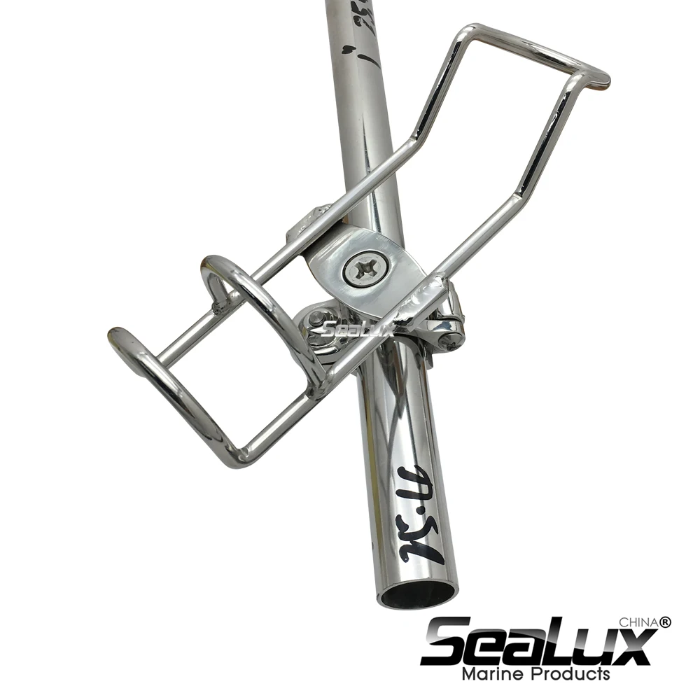 Suporte de vara de pesca Sealux com braçadeira ajustável SS304 uma braçadeira serve para todos para barco de pesca iate acessório marinho