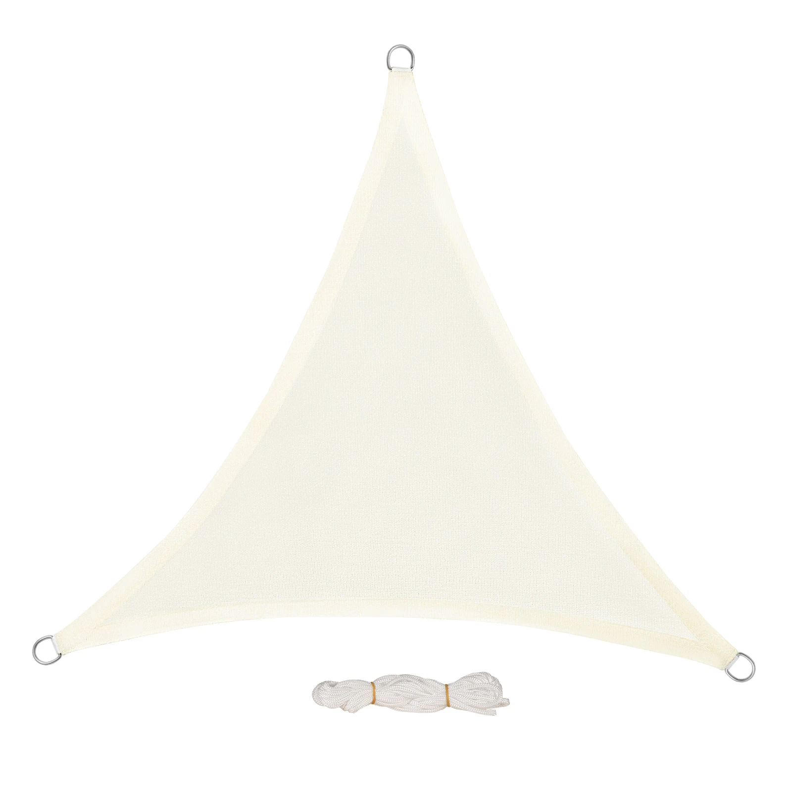 Driehoek Luifel Schaduwzeil UV-bescherming Ademend Zon Windbescherming HDPE voor luifel Tuin Patio Camping Zwembad Buiten