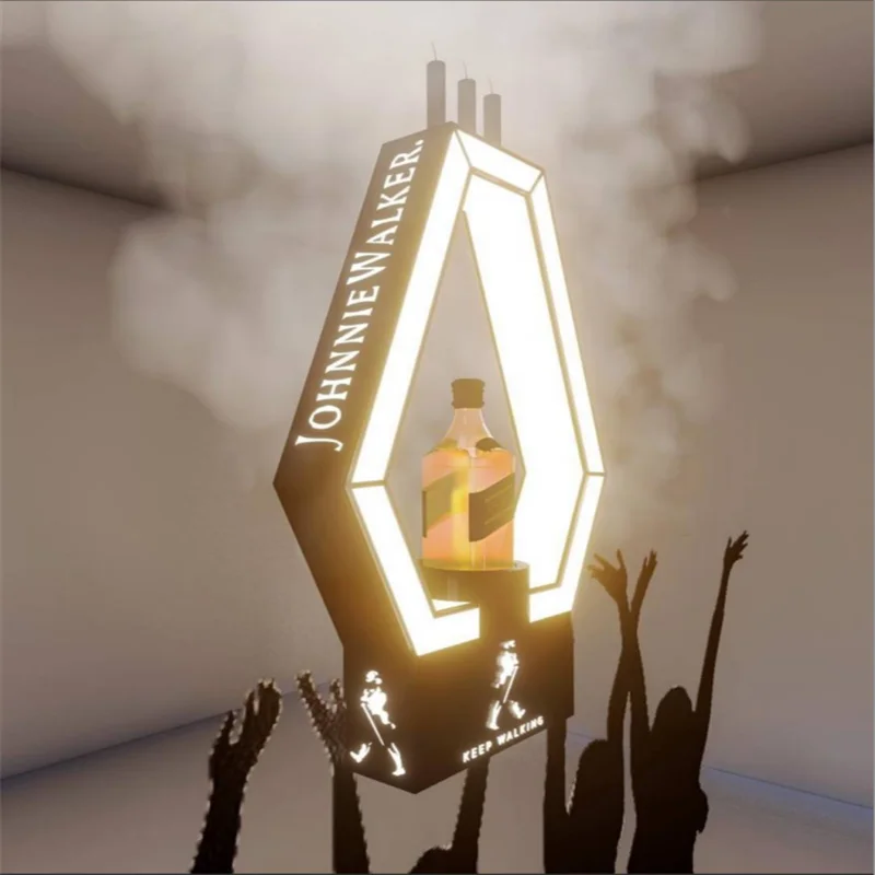 

MOE T CHAMPAGNE BOTTLE GLORIFIER FOR NIGHTCLUB BOTTLE PRESENTER