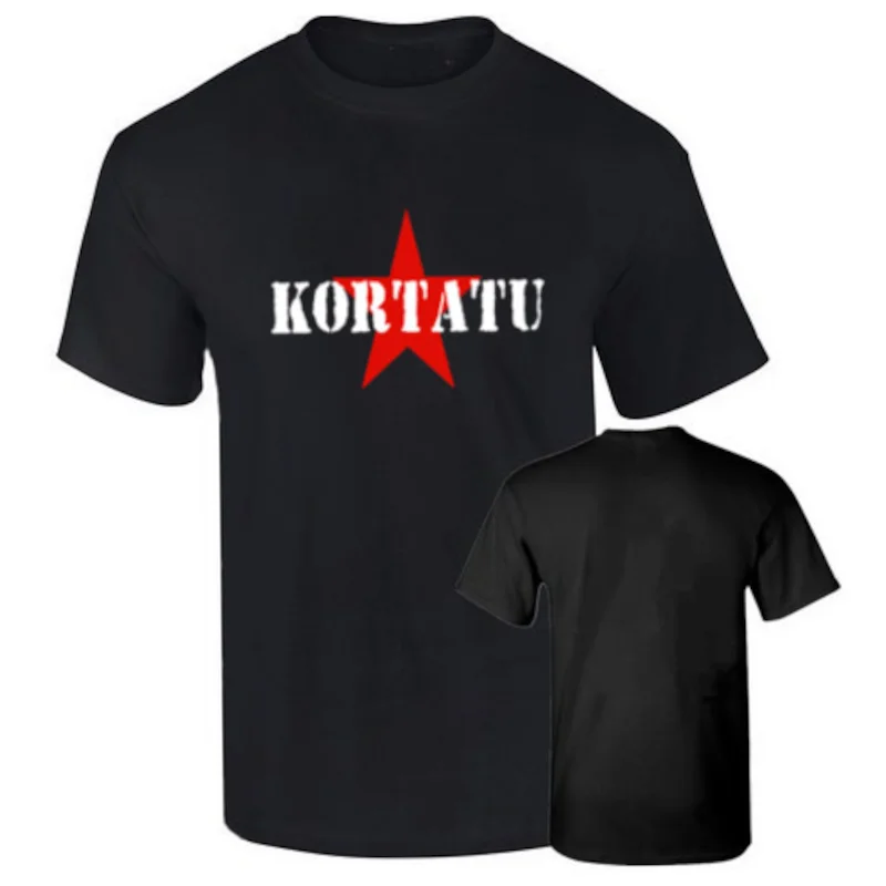 Camiseta KORTATU Rock español Algodon Calidad 190grs