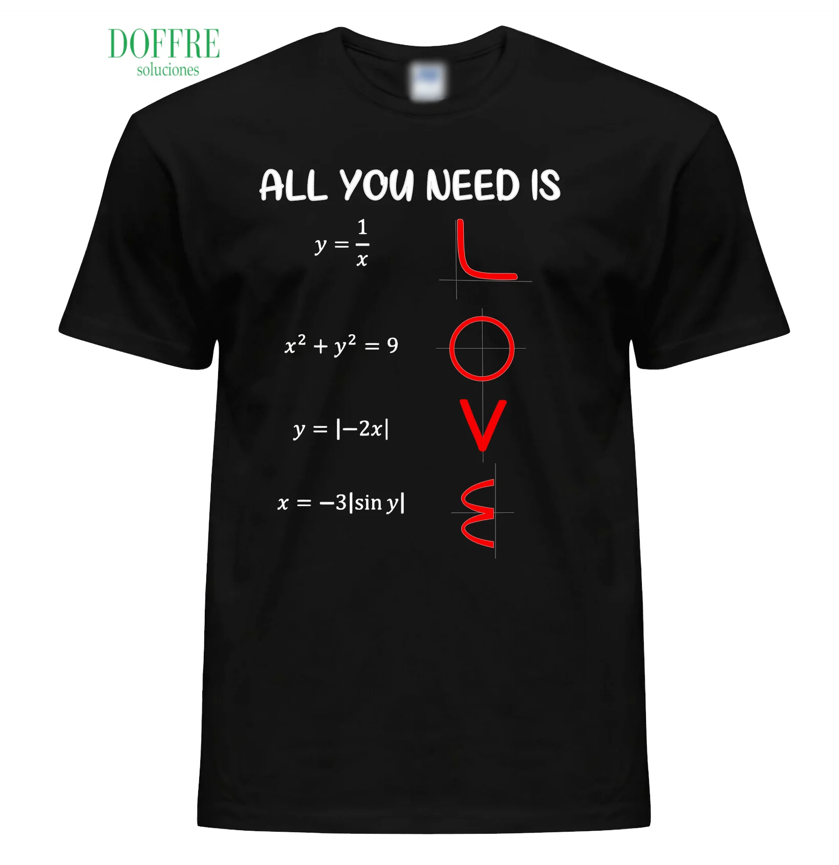 T shirt ALL YOU NEED IS LOVE equation man woman child sizes cotton T-SHIRT T-shirts men T-SHIRT men short sleeve summer shirts for men