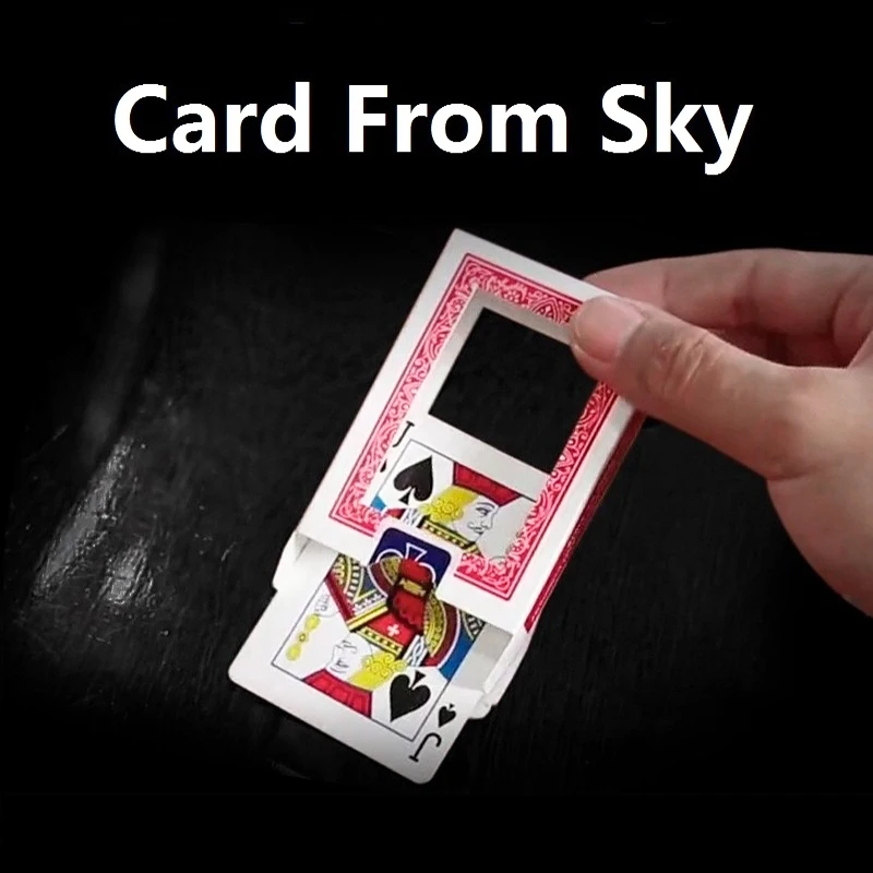 Card Magic Tricks Card From Sky By J.C Magic Magia Maga Magie Magicians Props Close Up Street Show Party Illusions  Gimmicks