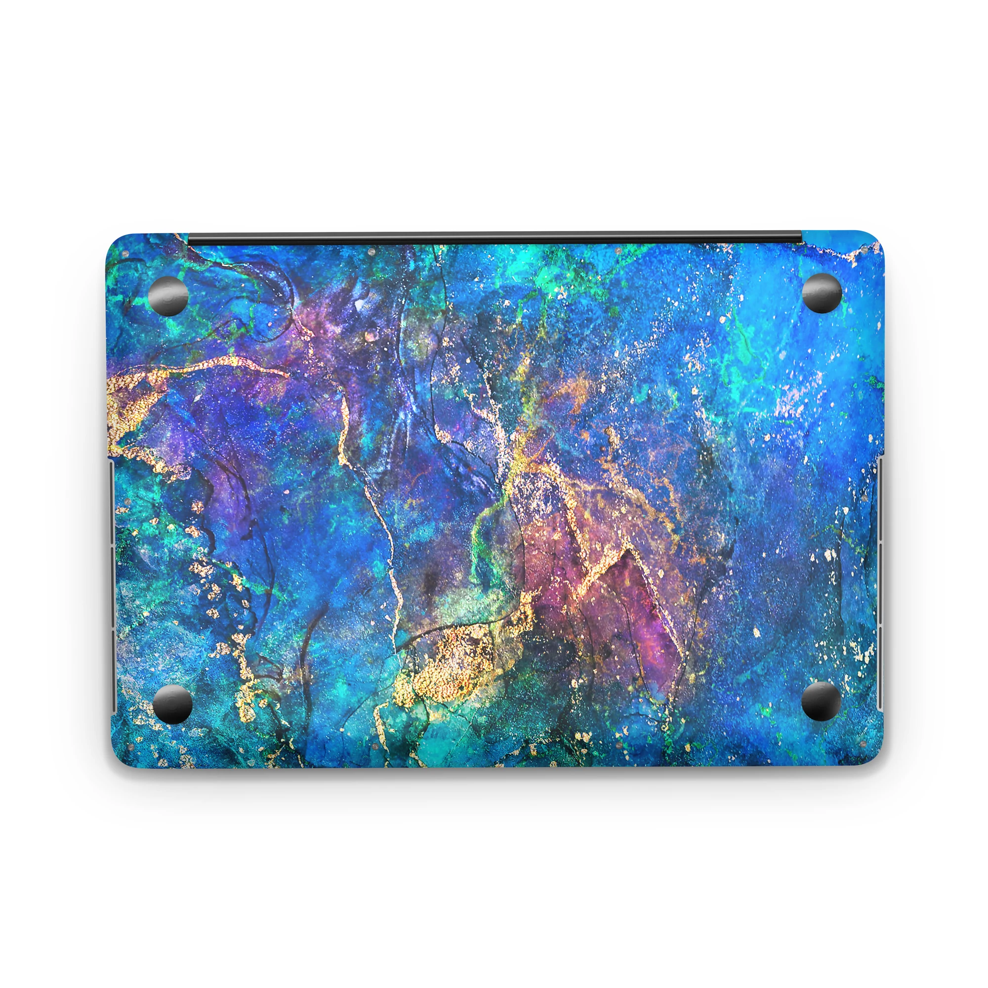 Sticker Master DIY Colorful Marble Laptop Vinyl Sticker Skin Cover per 10 12 13 14 15.4 15.6 16 17 19 "Inc Notebook Decal per Macbook,Asus,Acer,Hp,Lenovo,Huawei,Dell, msi, Apple,Toshiba,Compaq