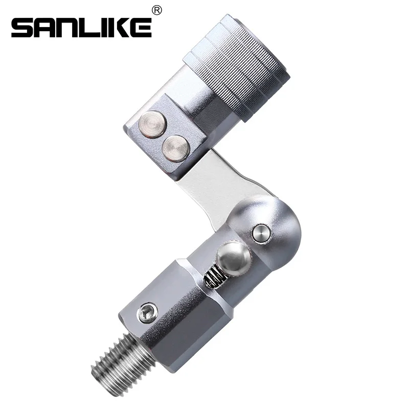 SANLIKE Fishing Rod Converted into Dip Net Adapter Joints Connector Aluminum Folding Joint 11mm Japan Standard Screw