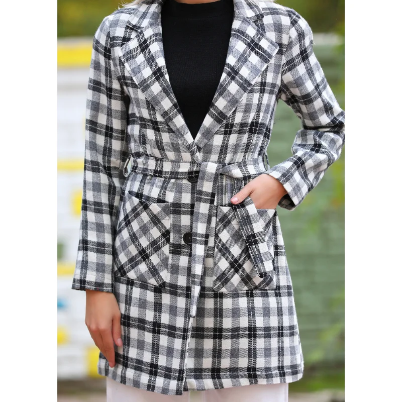 Cappotto da donna di lusso abiti da donna abiti invernali da donna giacche da cappotto autunnali con cintura grande tasca calda per felpa con cappuccio con cerniera femminile giacca di pelle delle signore senza maniche