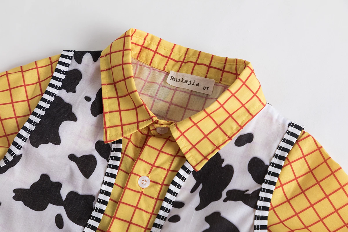 Disfraz de Safari Woody para niño, traje de vaquero inspirado en Woody, conjunto de cumpleaños para niño